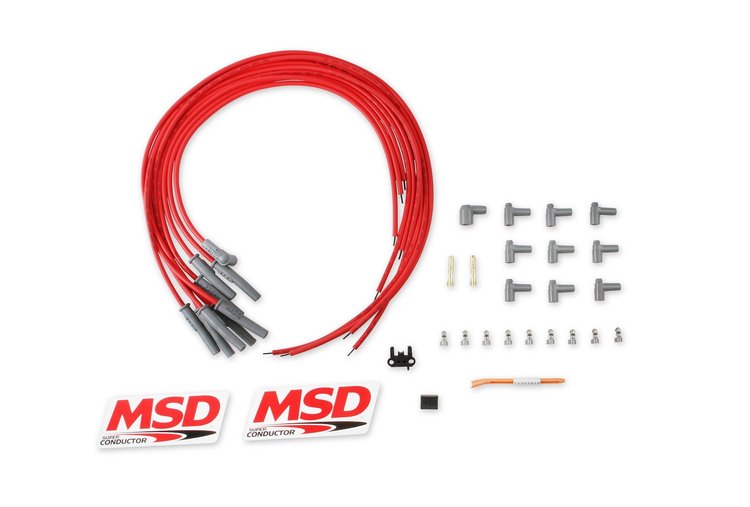 31189 Red Universal 8.5mm Spark Plug Wire Set 8-Cylinder