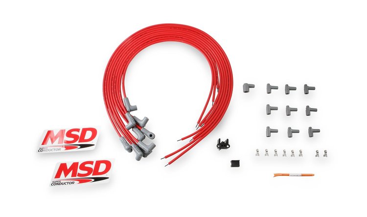 31229 Red Universal 8.5mm Spark Plug Wire Set 8-Cylinder