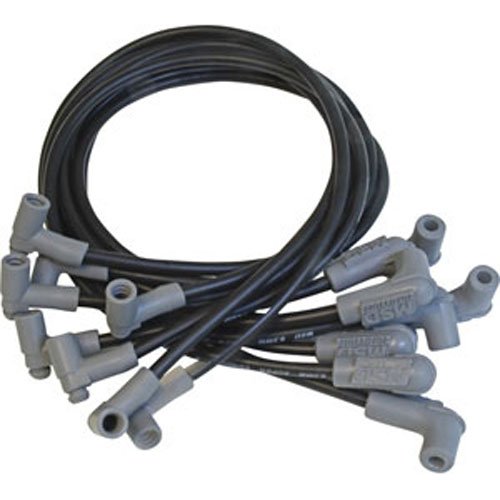 Black Super Conductor 8.5mm Wires Marine BB-Chevy with HEI
