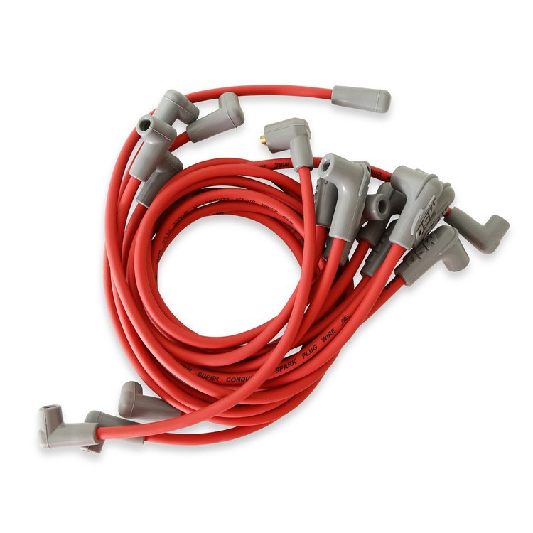 Red Super Conductor 8.5mm Wires Marine Big Block Chevy with HEI