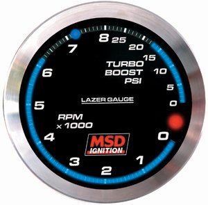 Lazer Gauge Tachometer & Boost Shift Light