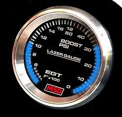 Lazer Gauge Boost & EGT Dual Sweep