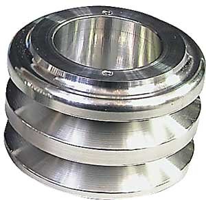 Pro-Billet Alternator Pulley V-Belt Dual Groove