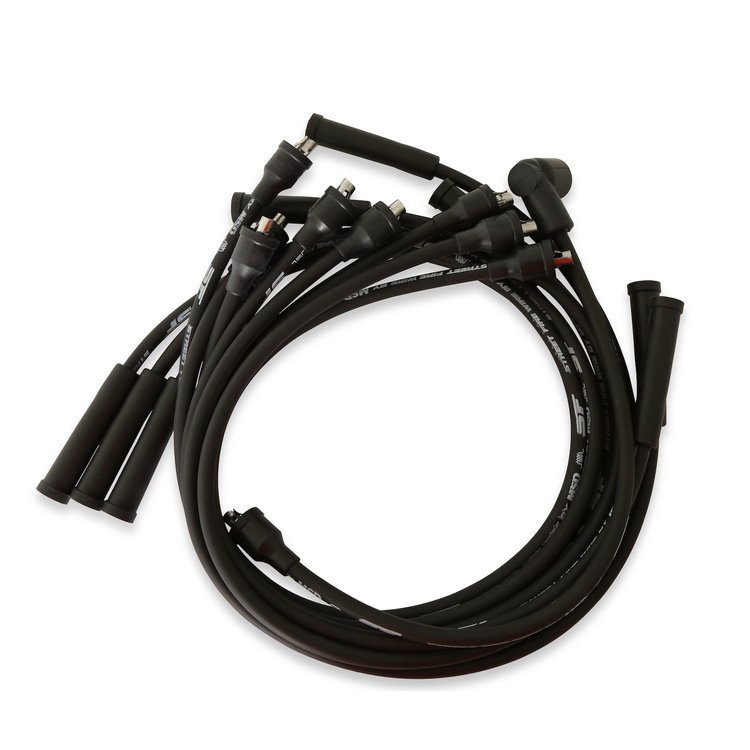 Street Fire Spark Plug Wires 1973-15 Small Block Chrysler/Dodge 318-360 with Socket cap