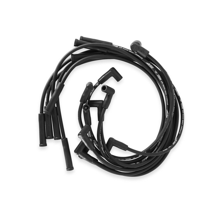 Street Fire Spark Plug Wires 1977-15 Ford 351W/400/460 with HEI terminal cap