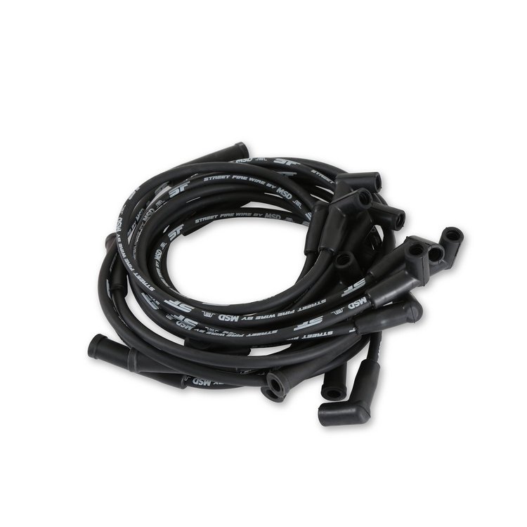 Street Fire Spark Plug Wires Ford 302, 351W with HEI terminal cap