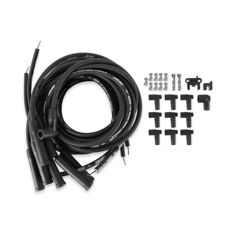 Street Fire Spark Plug Wires Distributor Boots: 90° HEI (Male Post)