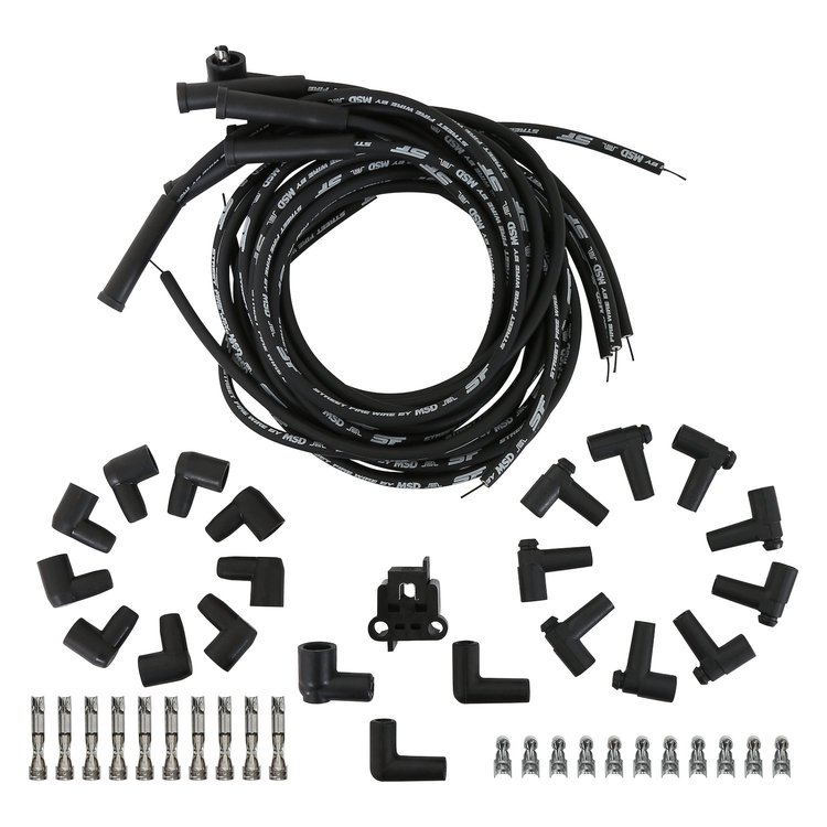 Street Fire Spark Plug Wires Distributor Boots: 90° HEI (Male Post) & Socket (female)