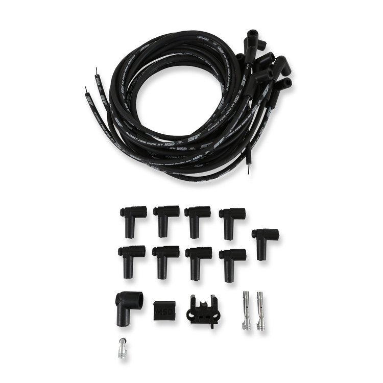 Street Fire Spark Plug Wires Distributor Boots: 90° HEI (Male Post)