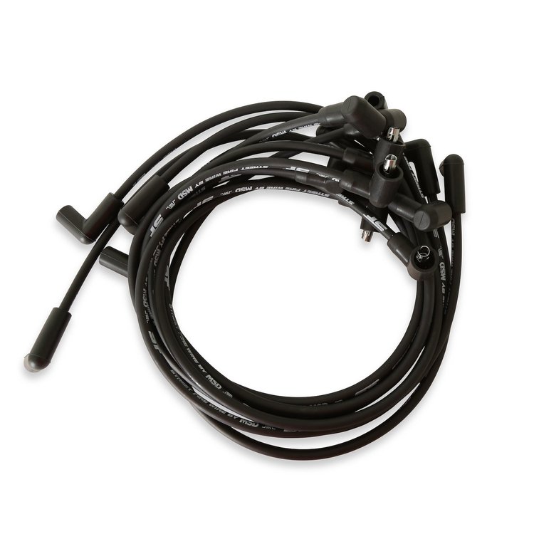 Street Fire Spark Plug Wires Small Block Chevy with Socket Cap