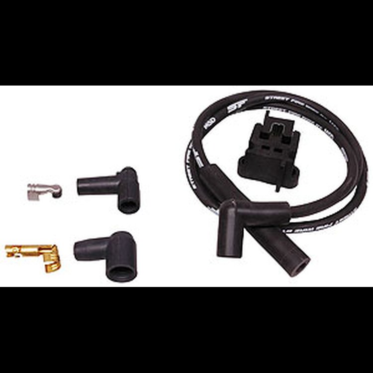 Street Fire Replacement Spark Plug Wire Distributor Boot: 90° Socket (female) and HEI (Male)