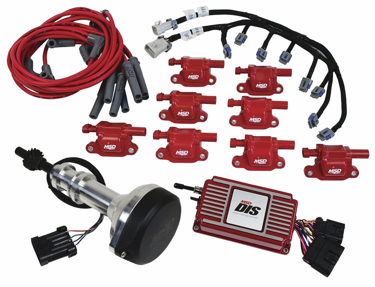 Direct Ignition System (DIS) Kit Small Block Ford 351W - Red