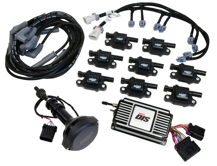 Direct Ignition System (DIS) Kit Small Block Ford 351W - Black