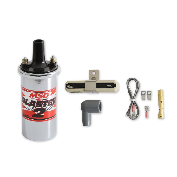 Chrome Blaster 2 Coil For Points, Electronic or MSD Ignitions