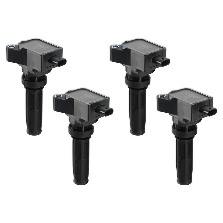 825964 Direct Replacement Ignition Coil Set Fits Gen 6 Ford Bronco w/2.0 Ecoboost Engine (Black)