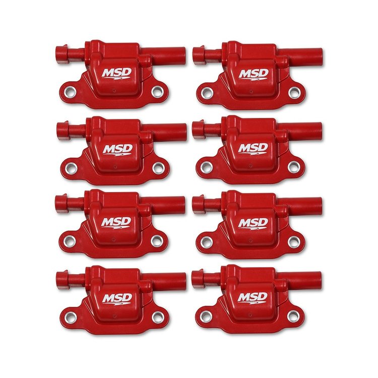 Blaster Series Ignition Coils for 2014-2020 GM Gen V LT Engines [Red Square]
