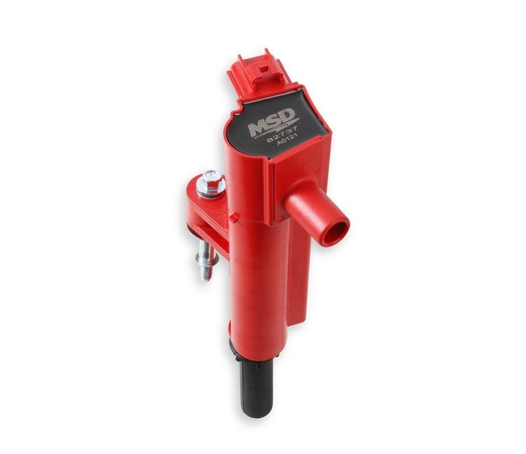 Blaster Series Dual Output Ignition Coil Fits 2009-2013 Dodge/Ram/Jeep 3.7L, Red