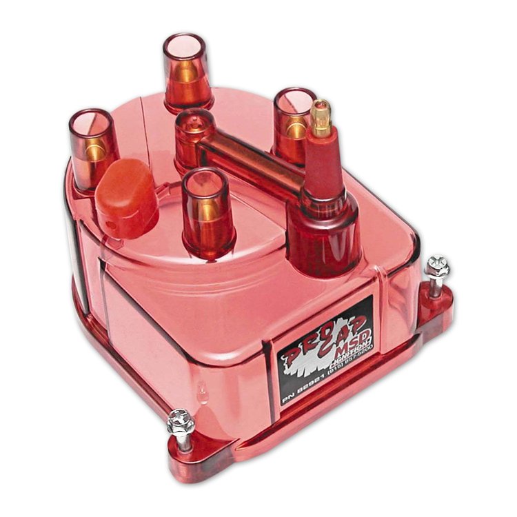 Red Power Modified Distributor Cap 1990-02 Acura/Honda