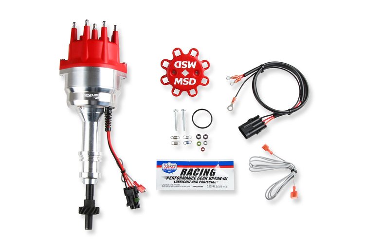 Marine Ready-to-Run Distributor Ford 351C-460 - Red - Steel Gear