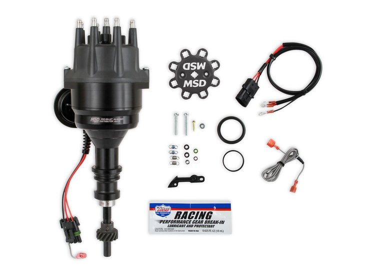 Billet Ready-to-Run Distributor Ford 289-302 - Black - Steel Gear