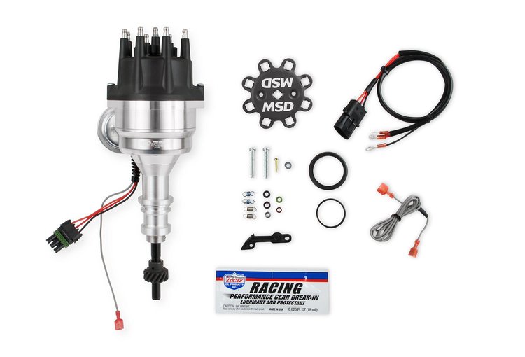 Pro-Billet Ready-to-Run Distributor Ford 289-302 - Black - Steel Gear