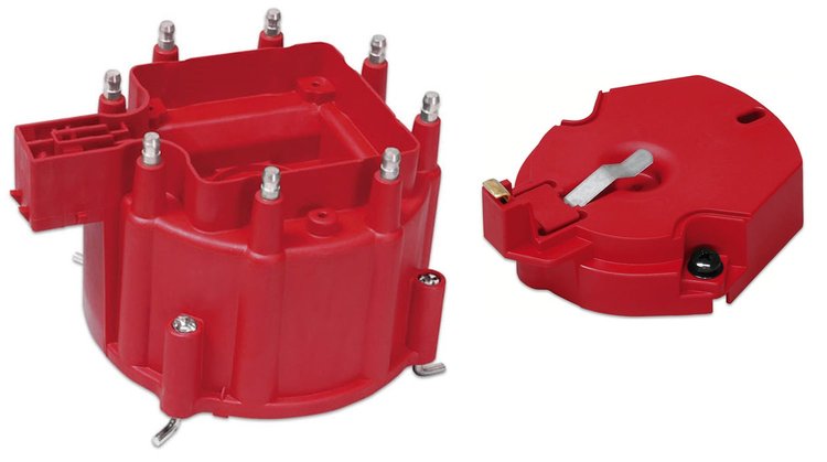 8411 Distributor Cap and Rotor Kit for V8 Engines w/HEI Distributors