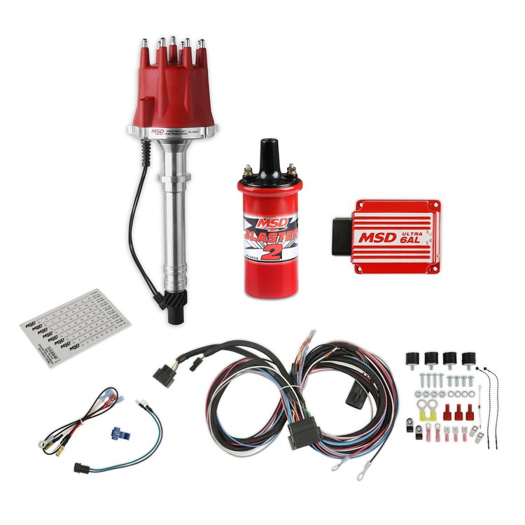Chevy V8 Ignition Kit with Pro-Billet Distributor, Ignition Control and Coil