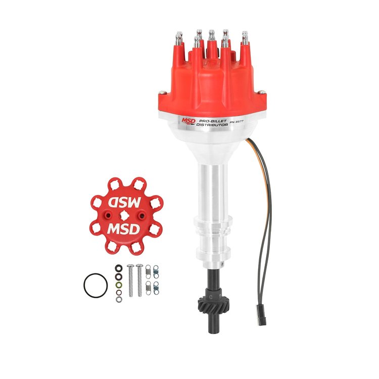 Pro-Billet Small Cap Distributor Ford 351C-460 Red