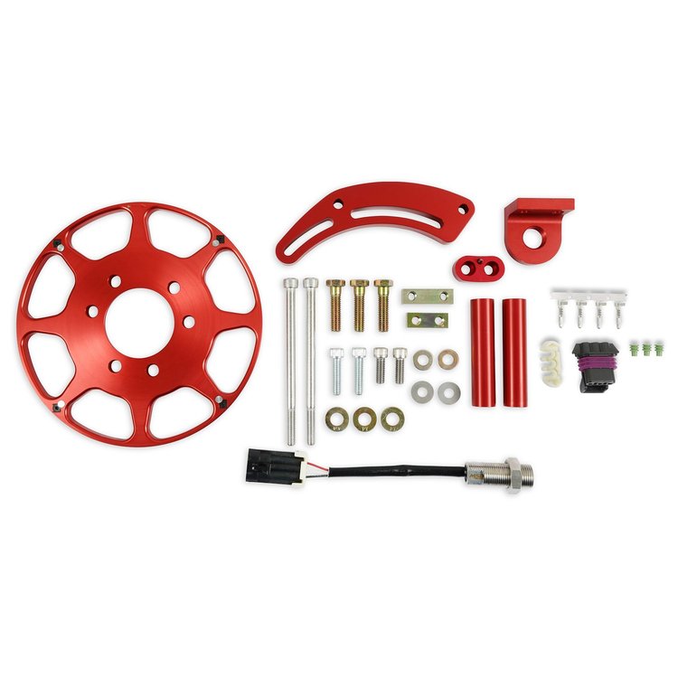 Flying Magnet Crank Trigger Kit GM LS Gen-III/IV, 8 in. Diameter Trigger Wheel