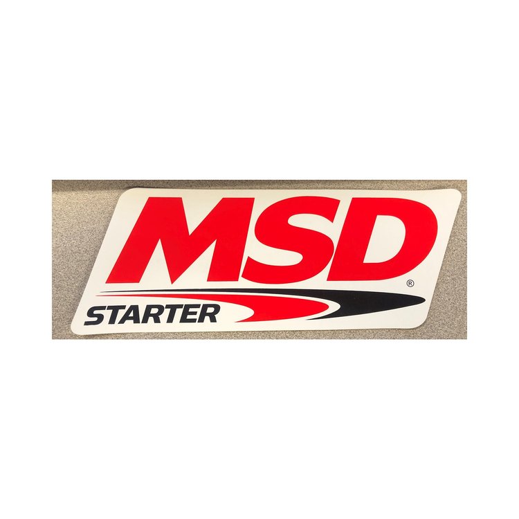 MSD Starter Decal 9" x 4"