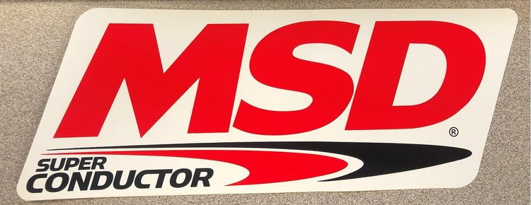 MSD Super Conductor Decal 9" x 4"