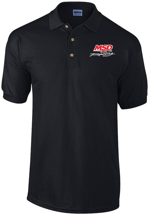 95103 MSD Racing Polo Shirt, X-Large [Black]