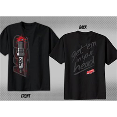 Spark Plug T-Shirt Black XXL