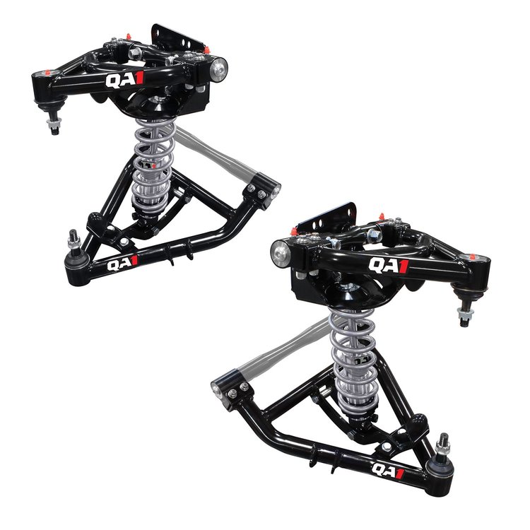 Coil-Over Suspension System w/Double-Adj. Shocks, 750 lb. Springs for 1967-1986 C20, 1987-1991 R20 Chevy, GMC 3/4 Ton Trucks 2WD
