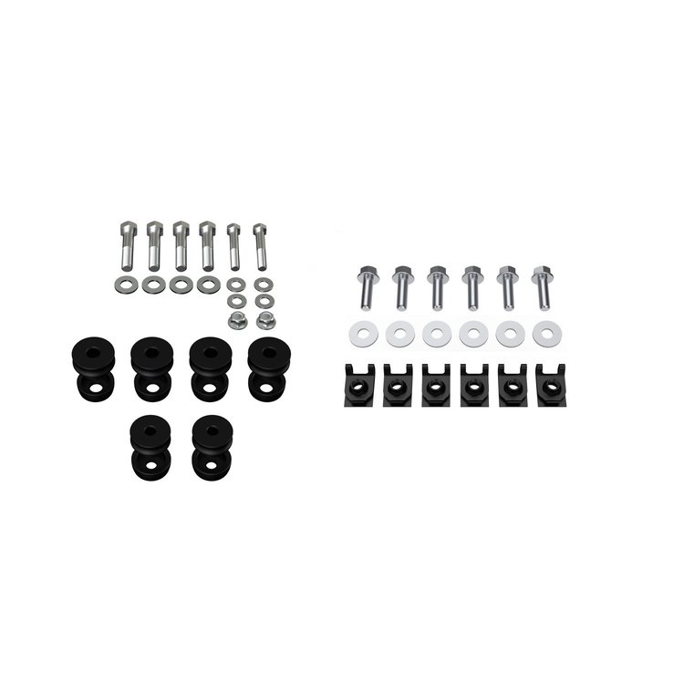 5263 Solid Body Mount Bushing Kit for 1967-1969 Chevy Camaro, Pontiac Firebird [Aluminum]