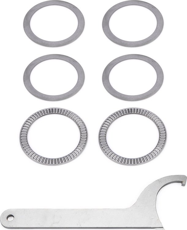Spanner Wrench & Thrust Bearing Kit Includes spanner wrench and six thrust bearings