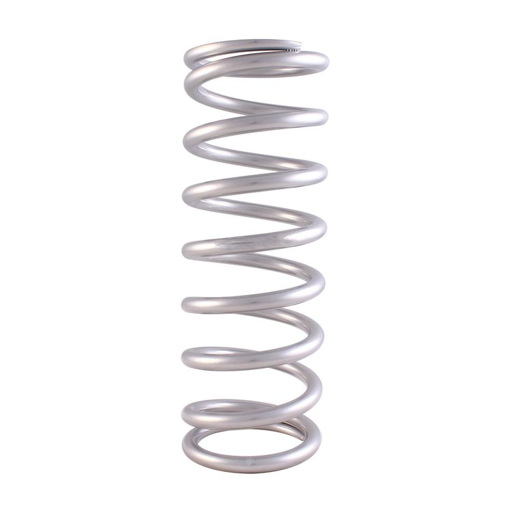 9HTSP650 High Travel Spring, Spring, Cr-Si HT High Travel 3.8 in. 9 in. X 650 Lbs/In Taper Pigtail Silver PC