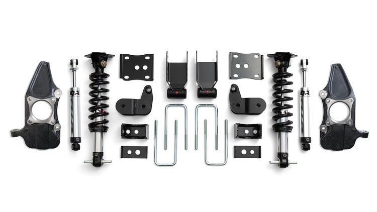 LK11-FF02 3/5 Drop F150 4WD, 3/5 Lowering Kit, 15-20 F150 4WD, W/Spindles, Single Adj.