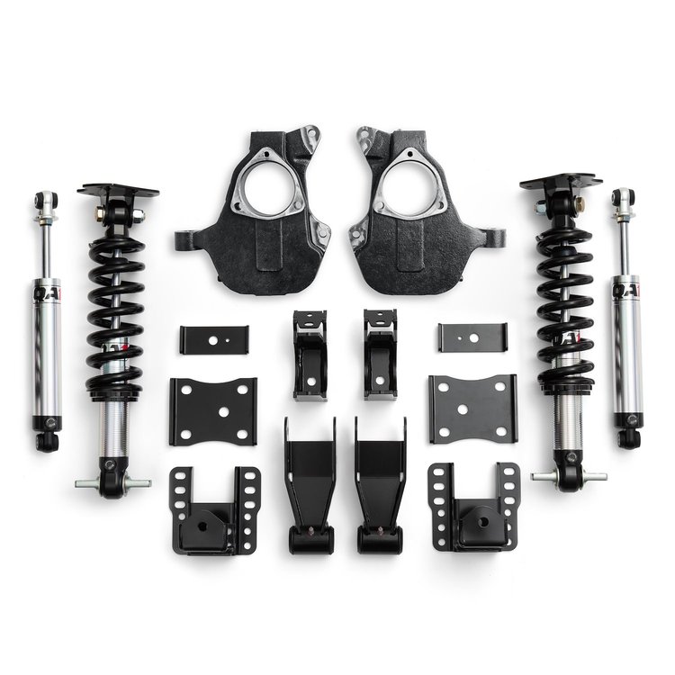 LK21-GMT04 4/6 Lowering Kit 14-18 GM 1500,4WD Stamped/Al. Arms Single Adjust