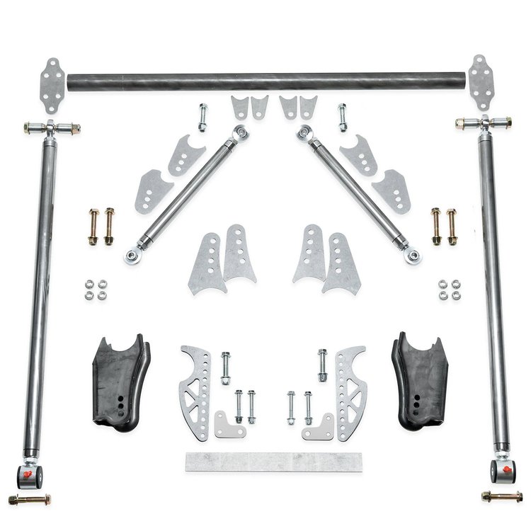 R073-000 Triangulated 4-Link, HD Pro Rear Triangulated 4-Link Kit, Front Mount, No Coilovers