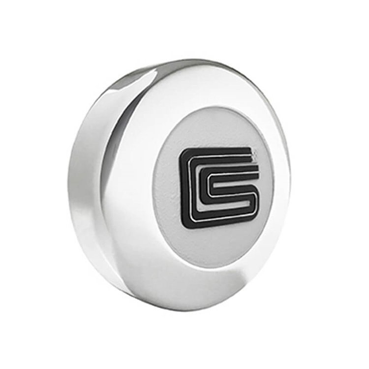 LW-HC016WP Wheel Hubcap, Fits Legendary Wheels LW70 Series Wheels, Officially-Licensed GT Shelby Logo, Press-Fit