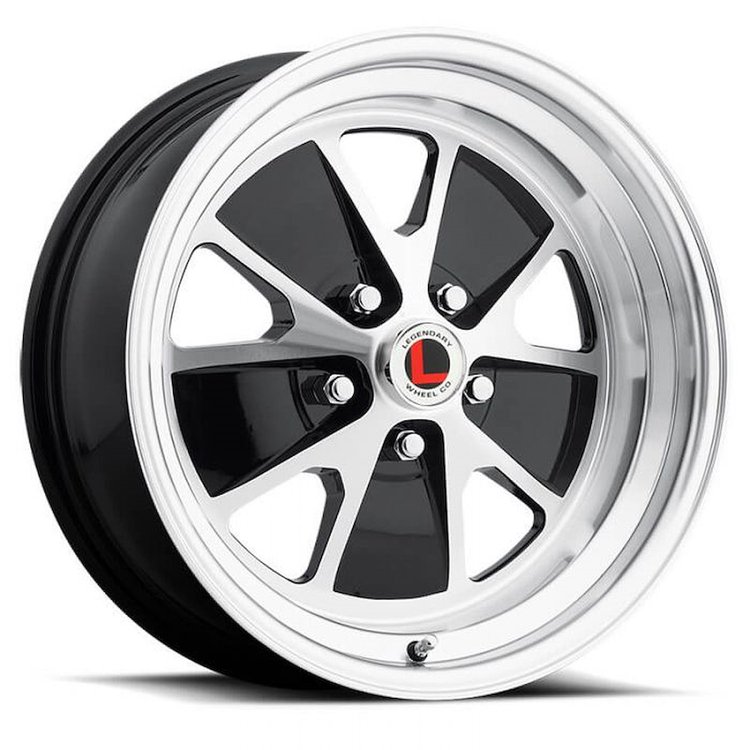 LW20-70854A Styled Wheel [Size: 17"x8"] Gloss Black/Machined Finish