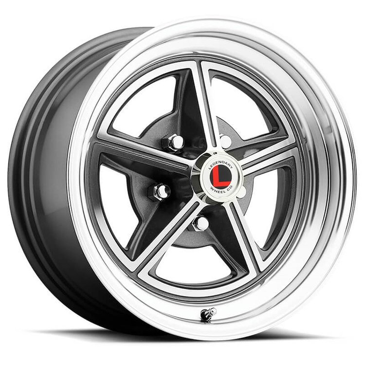 LW30-50754B Magstar II Wheel [Size: 15"x7"] Charcoal/Machined Finish