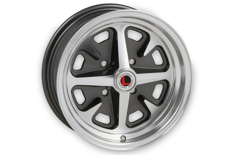 LW40-40644B Magnum 400 Wheel [Size: 14"x6"] Charcoal/Machined Finish