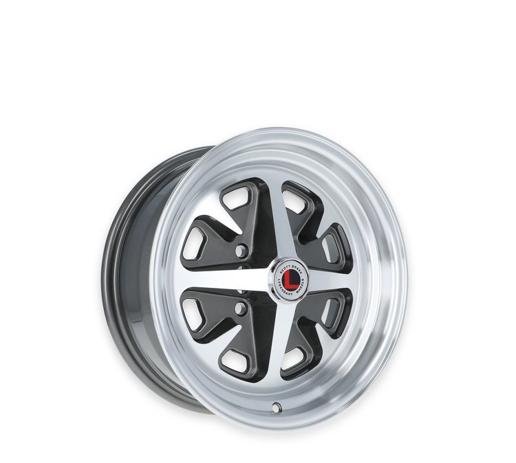 LW40-50644B Magnum 400 Wheel [Size: 15"x6"] Charcoal/Machined Finish