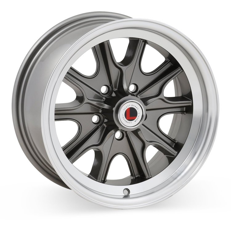 LW90-50754B HB45 Wheel [Size: 15"x7"] Charcoal/Machined Finish