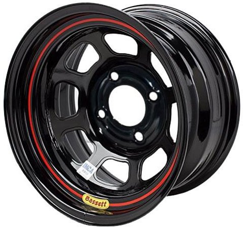 Lightweight D-Hole Wheel  [Size: 13" x 7"] Black