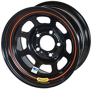 Black IMCA D-Hole Wheel Size: 15" x 8"