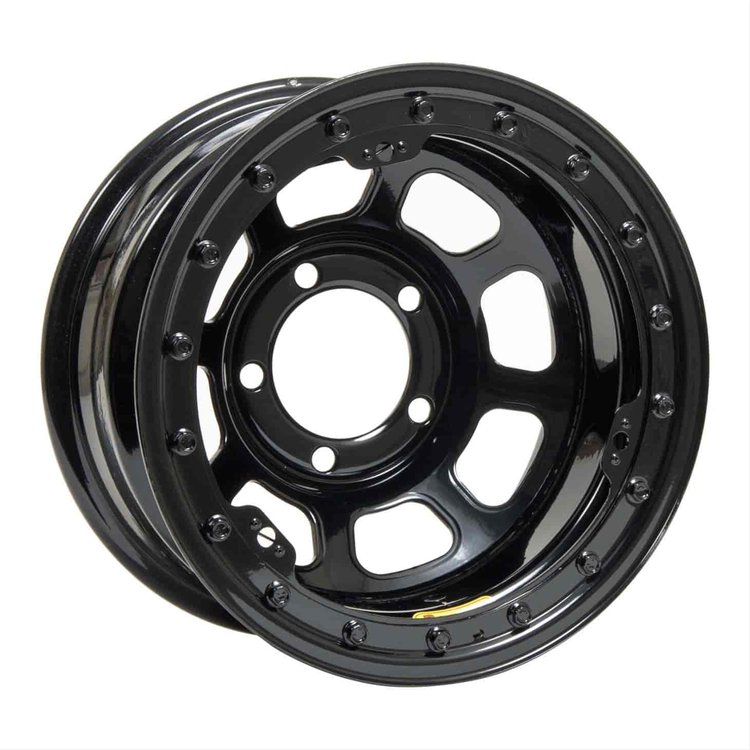 15X8 D-HOLE 5X5.5 2 BLK B