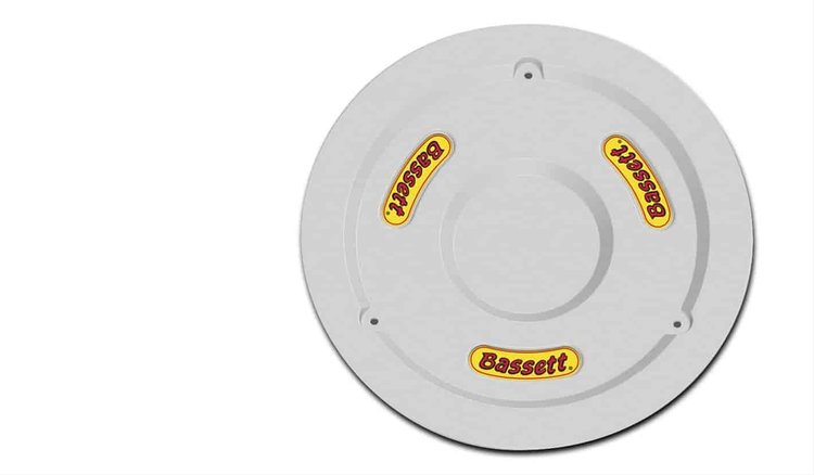 15" PLASTIC MUD COVER WHI